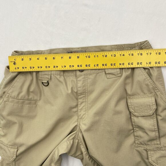511 Tactical Cargo Pants Womens 18 Khaki Tan Straight Leg Pockets EMT Military - Picture 7 of 13